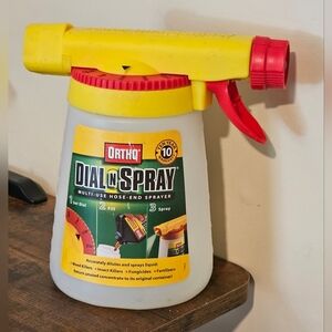 Genuine Ortho Dial 'N Spray Multi-Use Hose-End Garden Lawn Feeder Sprayer Bottle